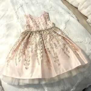 Pink American Princess Flower Girl Formal Easter Holiday Party Dress Sz.4